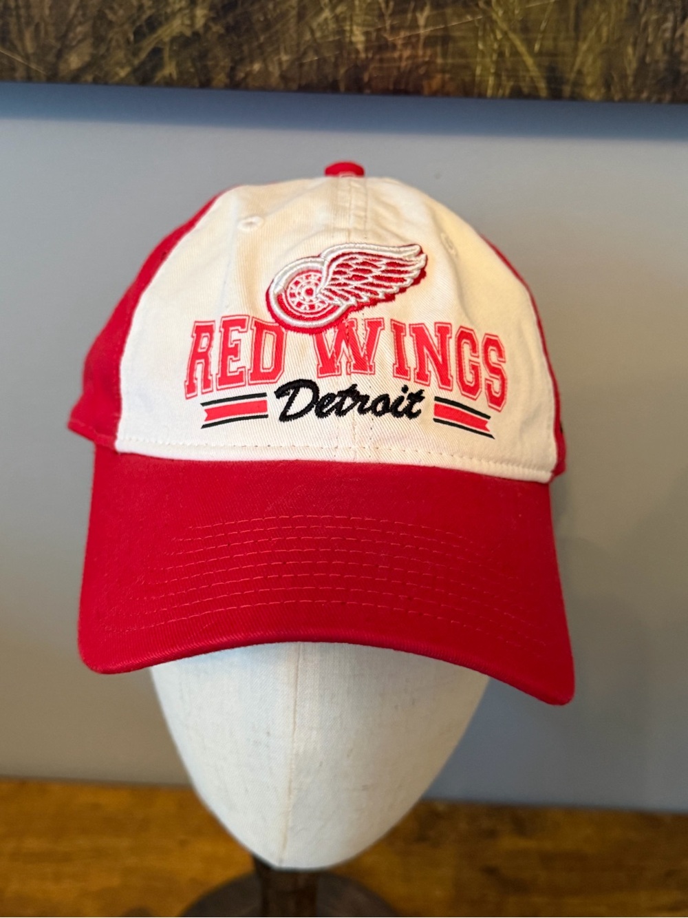 New Era Detroit Red Wings Adjustable Hat Red White NHL Hockey Cap 1926 OSFM‎